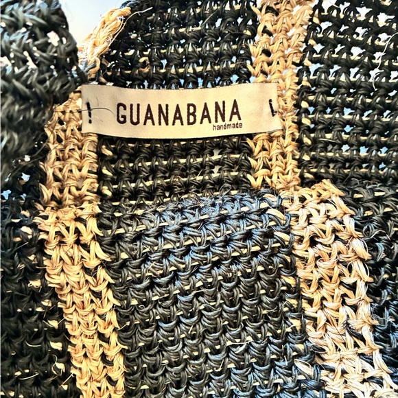 Todd Snyder Guanabana Woven Tote with Natural Stripe - Picture 3 of 4